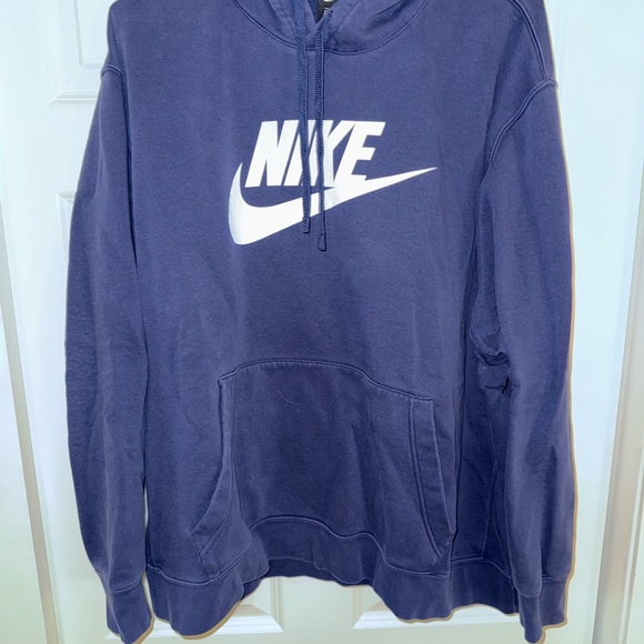 Men’s Oversized Blue Nike Hoodie - Picture 1 of 1
